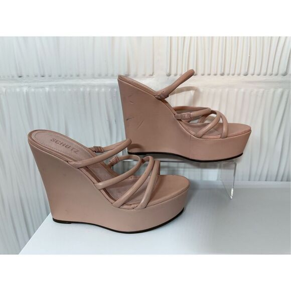 Schutz Women's Cari Platform Wedge Sandals - Picture 3 of 11
